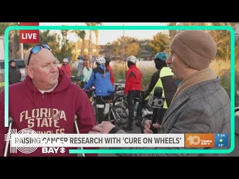 30 cyclists, 4 days, 300 miles: Cure on Wheels begins its cancer charity ride to Tallahassee