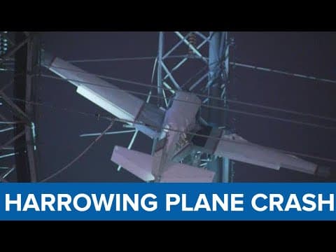 Marrero woman and pilot survive harrowing plane crash into power lines in Maryland