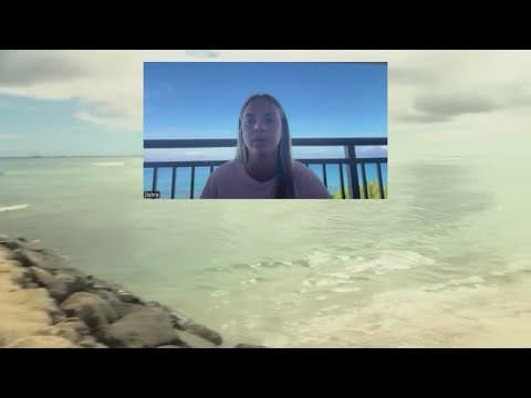 Tsunami warnings force a North Texas family vacationing in Hawaii to evacuate