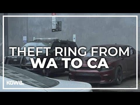 Suspect in 4 Portland car thefts arrested, believed to be ringleader of multi-state operation