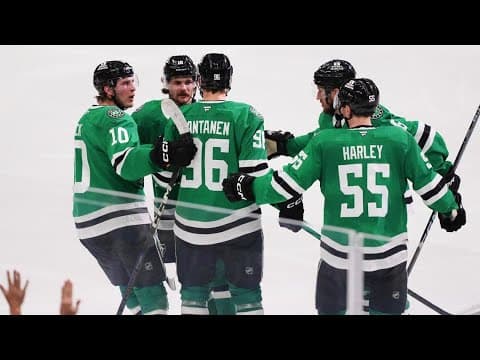 Dallas Stars: Jake Oettinger, Wyatt Johnston and Mikko Rantanen speak after Game 7 comeback win