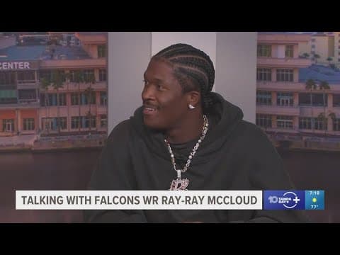Tampa native and Falcons WR Ray-Ray McCloud talks Michael Penix, upcoming 2025 season, his music