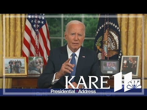 In Oval Office address tonight, Biden seeks to make case for his legacy