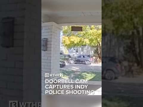Doorbell camera captures police shooting in Indy