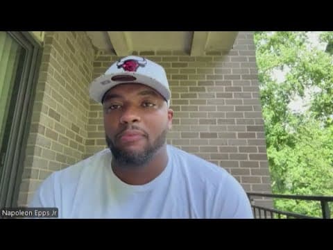 Former firefighter turned rapper saves driver from burning car