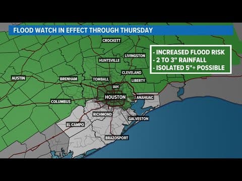 Meteorologist Chita Craft is tracking storms tonight and the possibility of more flooding