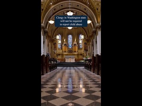 Washington, Catholic clergy come to agreement over mandatory reporting law