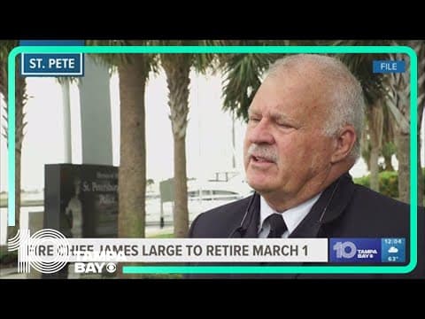 St. Pete's fire chief to retire after 50 years of service