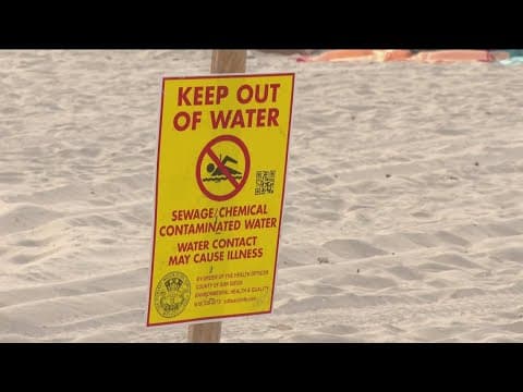 Beach goers trying to escape San Diego heat want to know what's being done to combat sewage crisis