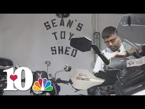 East TN man prepares for cross-country motorcycle ride to raise money to fight childhood cancer