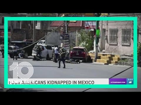 FBI offering reward for safe return of 4 Americans kidnapped in Mexico