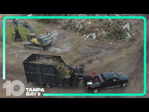 Nearly 300 contractors working around the clock to clear storm debris in Sarasota County