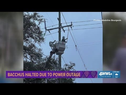 Krewe of Thoth paper streamers knock out power near St. Charles, delayed Bacchus