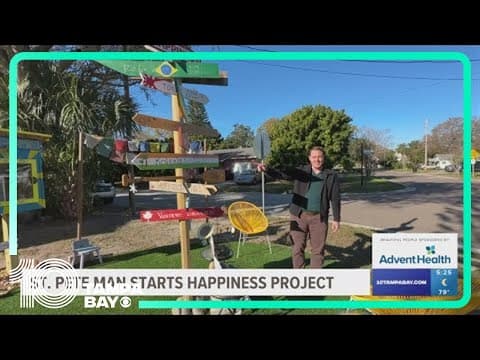 Beautiful People: St. Pete man creates Community Happiness Project