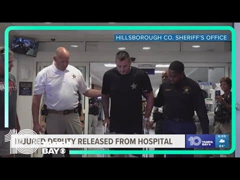 Hillsborough deputy released from hospital after being run over by fleeing suspect