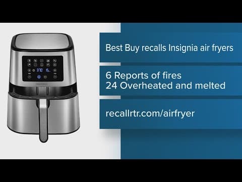 Best Buy recalls air fryers