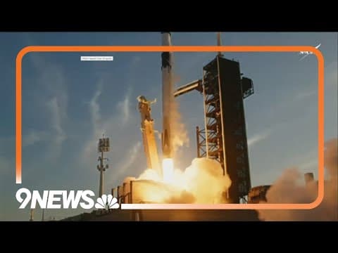 WATCH: SpaceX rocket blasts off, heads to International Space Station