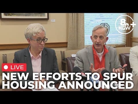 Gov. Kotek, Mayor Wilson discuss new steps to boost Portland housing