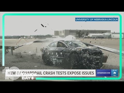 New video shows guardrails fail to protect some electric vehicles
