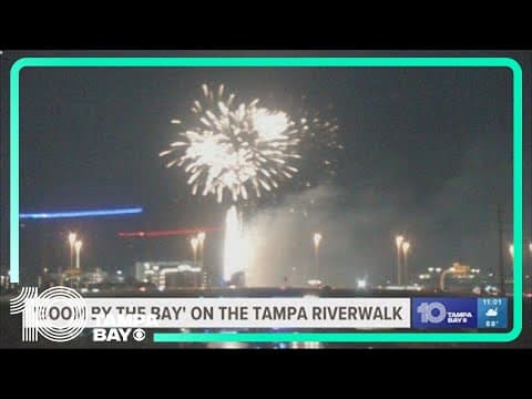 Tampa's Boom by the Bay brings out hundreds to firework display over riverwalk