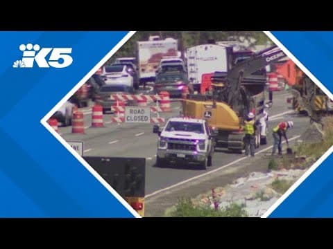 Big closures happening on major roadways around western Washington this weekend