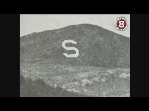 Painting Cowles Mountain: an old SDSU tradition, 1997