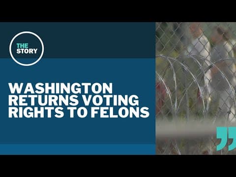 For the first time, Washington’s felons can vote in an election