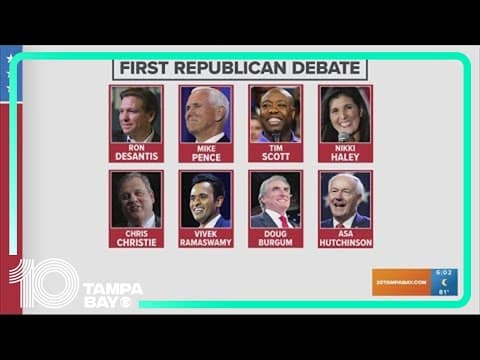 What to expect as DeSantis takes the stage for the first GOP debate
