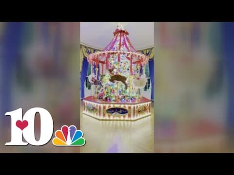 The White House gets the Glitterville treatment for Christmas