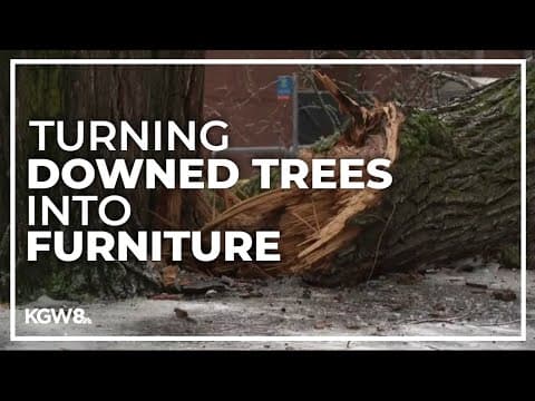 Portland company turns storm downed trees into furniture
