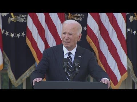 President Biden pledges orderly transition in first speech since Election Day