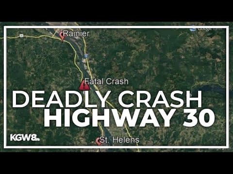 Highway 30 closed due to deadly crash