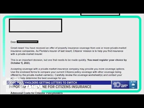 For 300K Citizens policyholders, not checking the mail could be costly