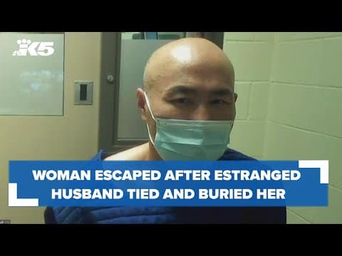 Lacey woman says she was tied up, buried before escaping estranged husband