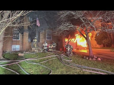 3 displaced by house fire in Prince George's County