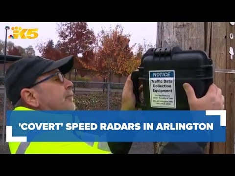 'Covert' speed radars will help Arlington police determine where to patrol