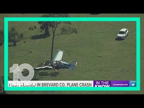 1 hurt, hospitalized after Florida plane crash