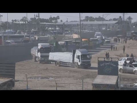 U.S. military aircraft airdrop thousands of meals into Gaza in emergency humanitarian aid operation