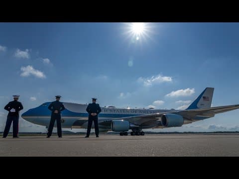 President Biden departs Ohio