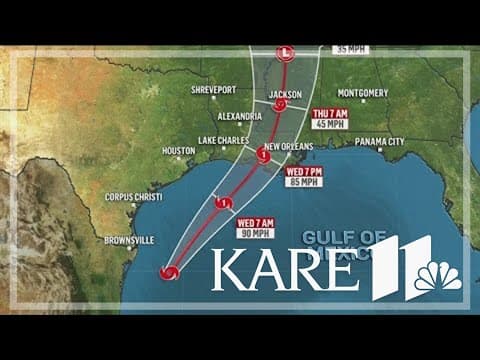 Tropical storm Francine expected to intensify