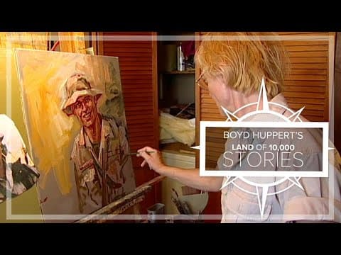 Artist who paints soldiers, first responders continues important work