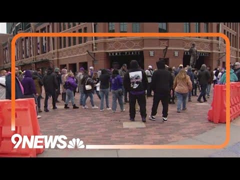 Rockies fans turn out for chilly home opener