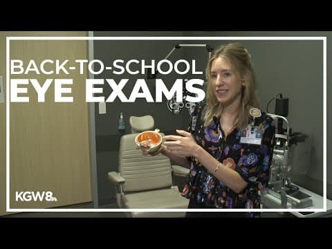 Why eye exams are important for kids before heading back to school