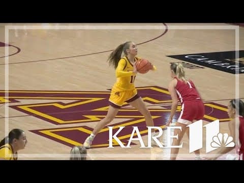 Gopher Women beat Nebraska 62-58