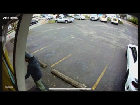 VIDEO: Man narrowly escapes runaway saw blade