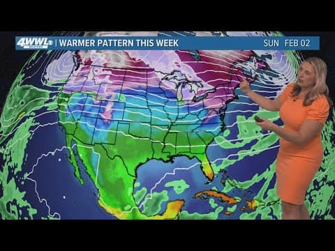 New Orleans 10pm Weather: Chilly Sunday morning, big warm up ahead