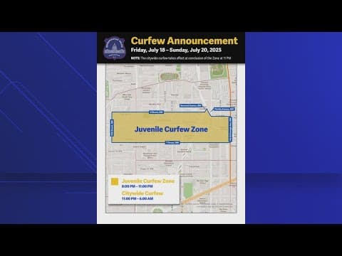 New teen curfew on U street in DC