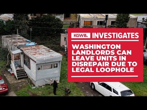 A Vancouver woman lives in squalor. Under Washington law, her landlord can ignore repair requests