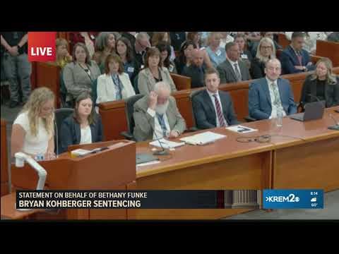 Friend of Idaho murder victims' roommate delivers statement at Bryan Kohberger's sentencing