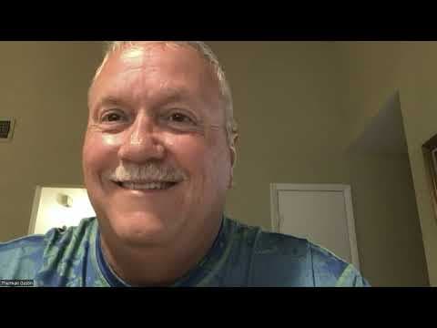 Thurman Gustin talks of spotting a pink dolphin while fishing in Louisiana